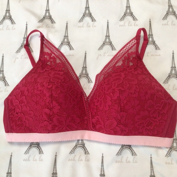 Sexy Knix V-neck Bralette Size XL Pomegranate - Picture 3 of 9